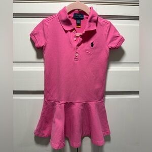Polo by Ralph Lauren Bright Pink Kids Polo Dress